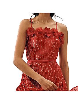 chinese dress ladies Fyrithia Sleeveless Lace Midi Dress – Mew Mews main image 0