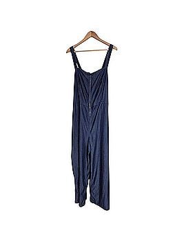 Lane Bryant Chambray Sleeveless Belted Zip-Front Jumpsuit Jumpsuit (view 2)