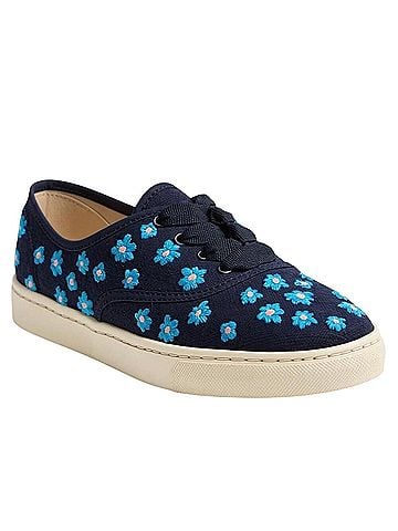 Soludos Daisy Embroidered Low Top  Sneakers (view 1)