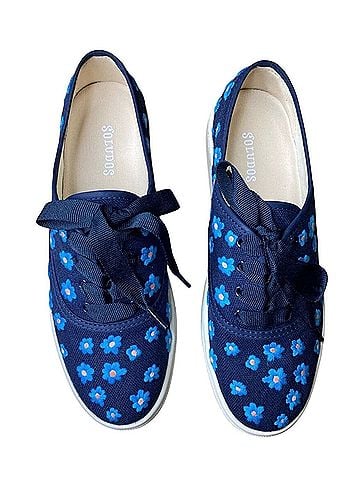 Soludos Daisy Embroidered Low Top  Sneakers (view 2)