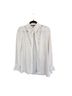 Maje White Long Sleeve Button-Down Shirt Size 2 - photo 1