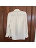 Maje White Long Sleeve Button-Down Shirt Size 2 - photo 6
