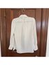 Maje White Long Sleeve Button-Down Shirt Size 2 - photo 7