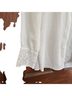 Maje White Long Sleeve Button-Down Shirt Size 2 - photo 2