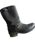 FRYE 100% Leather Black Ankle Boots Size 8 1/2 - photo 2