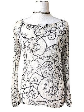 White House Black Market Long Sleeve Blouse (view 1)