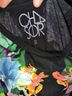 Chaser 100% Cotton Floral Multi Color Sleeveless Top Size S - photo 3