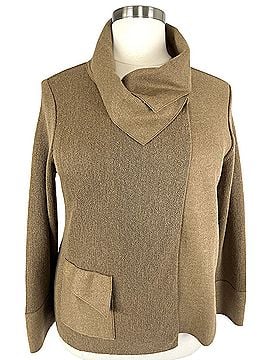 BEYOND THREADS Asymmetric Cardigan Wool Sweater (view 1)