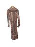 Faherty 100% Viscose Floral Brown Gray Casual Dress Size XS - photo 2