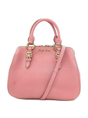 Miu Miu Miu Miu Miu Madras 2-Way Leather Handbag for Women (view 1)