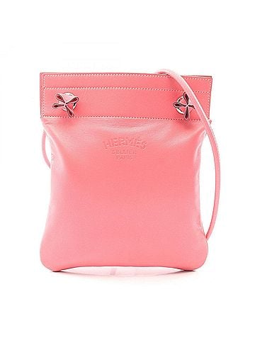 Hermès Hermes Aline Mini Shoulder Bag/Handbag, Leather (Veau Swift), Women's, Pink, 076236CK (view 1)