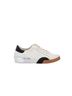 Dolce Vita 100% Leather 100% Synthetic White Black Silver Sneakers Size 8 1/2 - photo 1