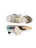 Dolce Vita 100% Leather 100% Synthetic White Black Silver Sneakers Size 8 1/2 - photo 5
