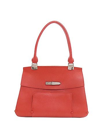 Longchamp Longchamp Logo Leather Handbag for Women (view 1)