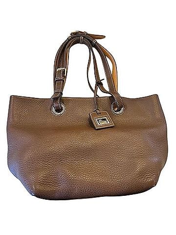 Dooney & Bourke Medium East West Grommet Shopper Leather Shoulder Bag (view 1)