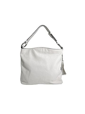 Michael Kors Michael Kors tote bag/handbag with tassel charm, leather, white. (view 2)