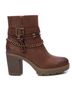 XTI Brown Women's Heeled Booties Size 5 1/2 - photo 1