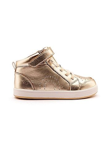 Old Soles Girls Skill Leather High Top Sneakers (view 1)
