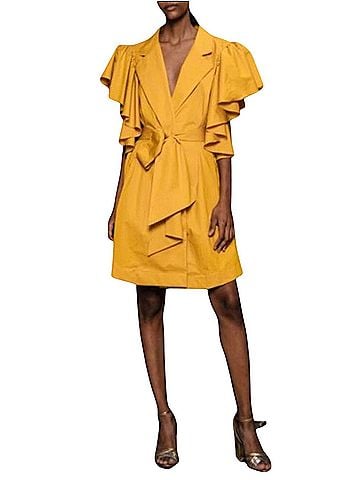 Johanna Ortiz Tulip Evolution Wrap Cocktail Dress (view 2)
