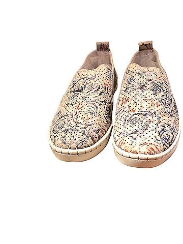 Bernie Mev Multi-Colored Floral perforated Suede upper Sneakers (view 1)