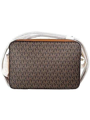 Michael Kors Michael Kors Jet Set Travel Medium Leather Chain Shoulder Bag, Brown (55H3RBN) (view 2)