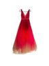 Mac Duggal 100% Polyester Ombre Red Cocktail Dress Size 4 - photo 2