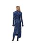 STAUD 100% Polyester Print Blue Brown Casual Dress Size 10 - photo 5