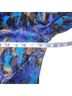 STAUD 100% Polyester Print Blue Brown Casual Dress Size 10 - photo 7