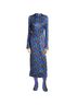 STAUD 100% Polyester Print Blue Brown Casual Dress Size 10 - photo 10