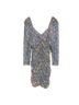 Saylor Floral Blue Pink Cocktail Dress Size L - photo 1