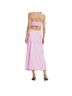 A.L.C. 100% Polyester Solid Pink Casual Dress Size 8 - photo 5
