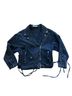 Mod Ref 100% Cotton Black Denim Jacket Size S - photo 1