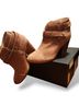 Rag & Bone 100% Calf Leather Tan Brown Ankle Boots Size EU 37 1/2 - photo 9
