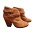 Rag & Bone 100% Calf Leather Tan Brown Ankle Boots Size EU 37 1/2 - photo 1