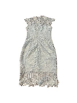 white christmas dresses Eliza J Sparkly Long Sleeve V-neck Cocktail Dress EJ1M8812 main image 0