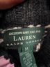 Ralph Lauren 100% Wool Fair Isle Black White Pullover Sweater Size M - photo 3