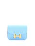 Hermès 100% Leather Blue Constance Slim Wallet Epsom One size - photo 1
