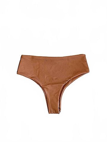 Conscious Clothing Women's Saint Bikini Bottom in Rust (view 2)
