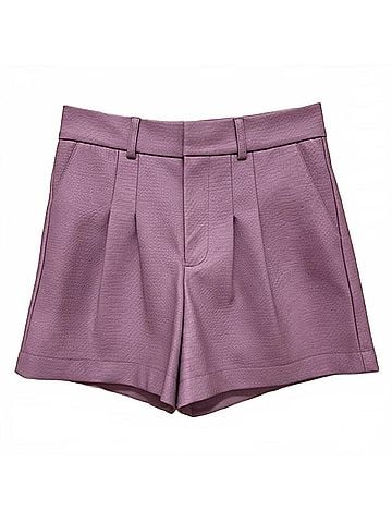 Sincerely Ours Women's Crocodile Shorts in Lilac (view 1)