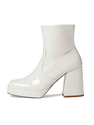 Steve Madden Ever Boot in Bone Patent (view 2)