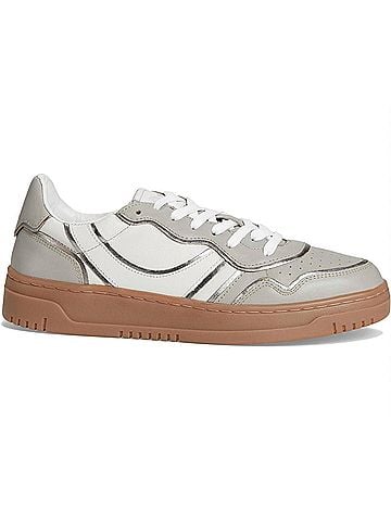 Free People Women's Retro Thirty Love Sneaker in Winter White Combo (view 1)