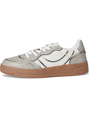Free People Women's Retro Thirty Love Sneaker in Winter White Combo (view 2)