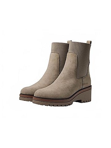 Mia Women's Soraya Chelsea Boots in Taupe (view 2)