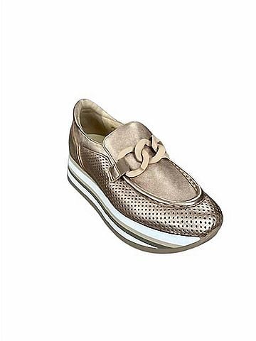 Softwaves Women's Cassie Platform Loafers in Sand (view 2)