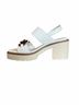 Softwaves White Women's Birdie Sandals in Coco Size EU 38 1/2 - photo 2