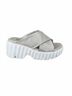 Softwaves Silver Women's Marini Platform Sandals in Platino Silver Size EU 40 1/2 - photo 1