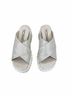 Softwaves Silver Women's Marini Platform Sandals in Platino Silver Size EU 40 1/2 - photo 3