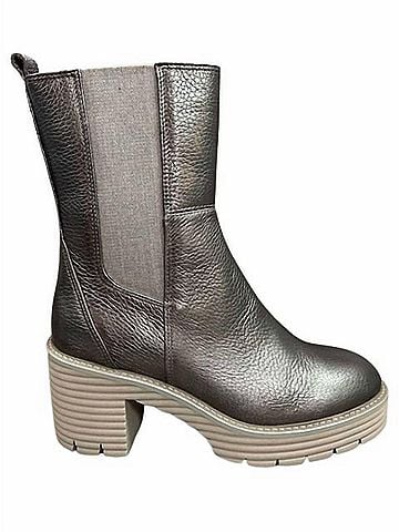 Softwaves Women's Margo Metallic Boots in Metal Taupe (view 1)