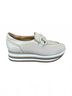Softwaves White Women's Clarice Platform Loafers in Coco White Size EU 39 1/2 - photo 1