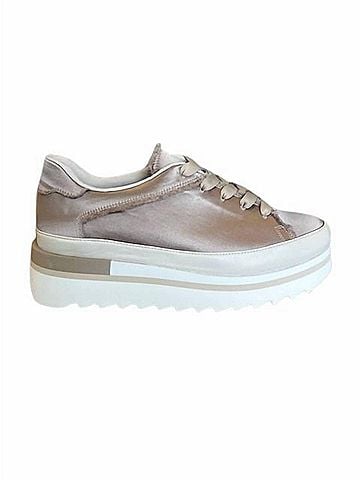 Softwaves Women's Licia Platform Sneakers in Coco Stone (view 1)
